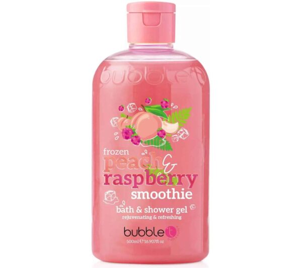 BubbleT_Peach___Raspberry_Smoothie_Bath___Shower_Gel_500_ml