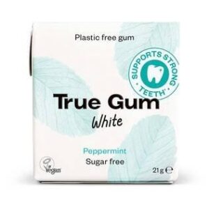 True_Gum_White_muoviton_ksylitolipurukumi_21g