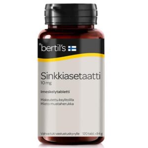 Bertils_Sinkkiasetaatti_10mg_120tabl