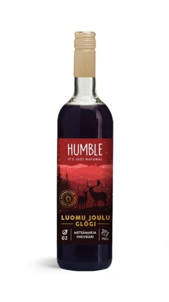 Humble_Luomu_Jouluglogi_750ml_Metsamarja_inkivaari