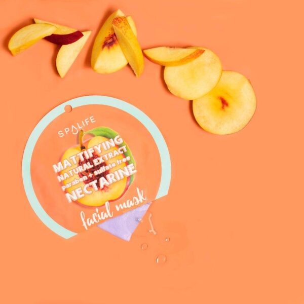 Spalife_Mattifying_Nectarine_Facial_Sheet_Mask