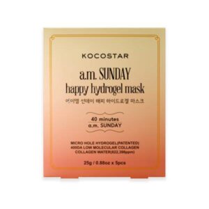 KOCOSTAR__a_m__SUNDAY_Hydrogel_Mask