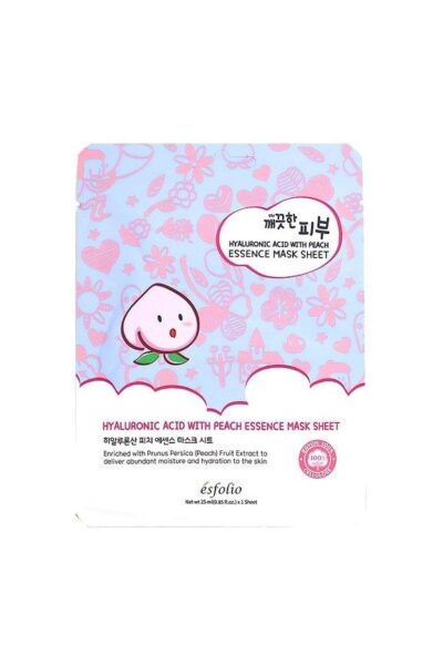 Esfolio_Hyaluronic_Acid_With_Peach_Essence_Mask_Sheet